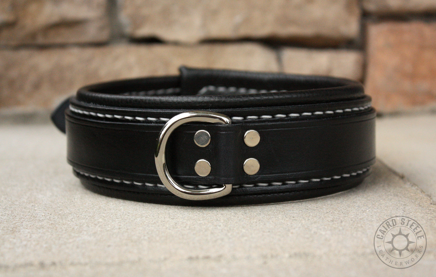 Black Leather Collar