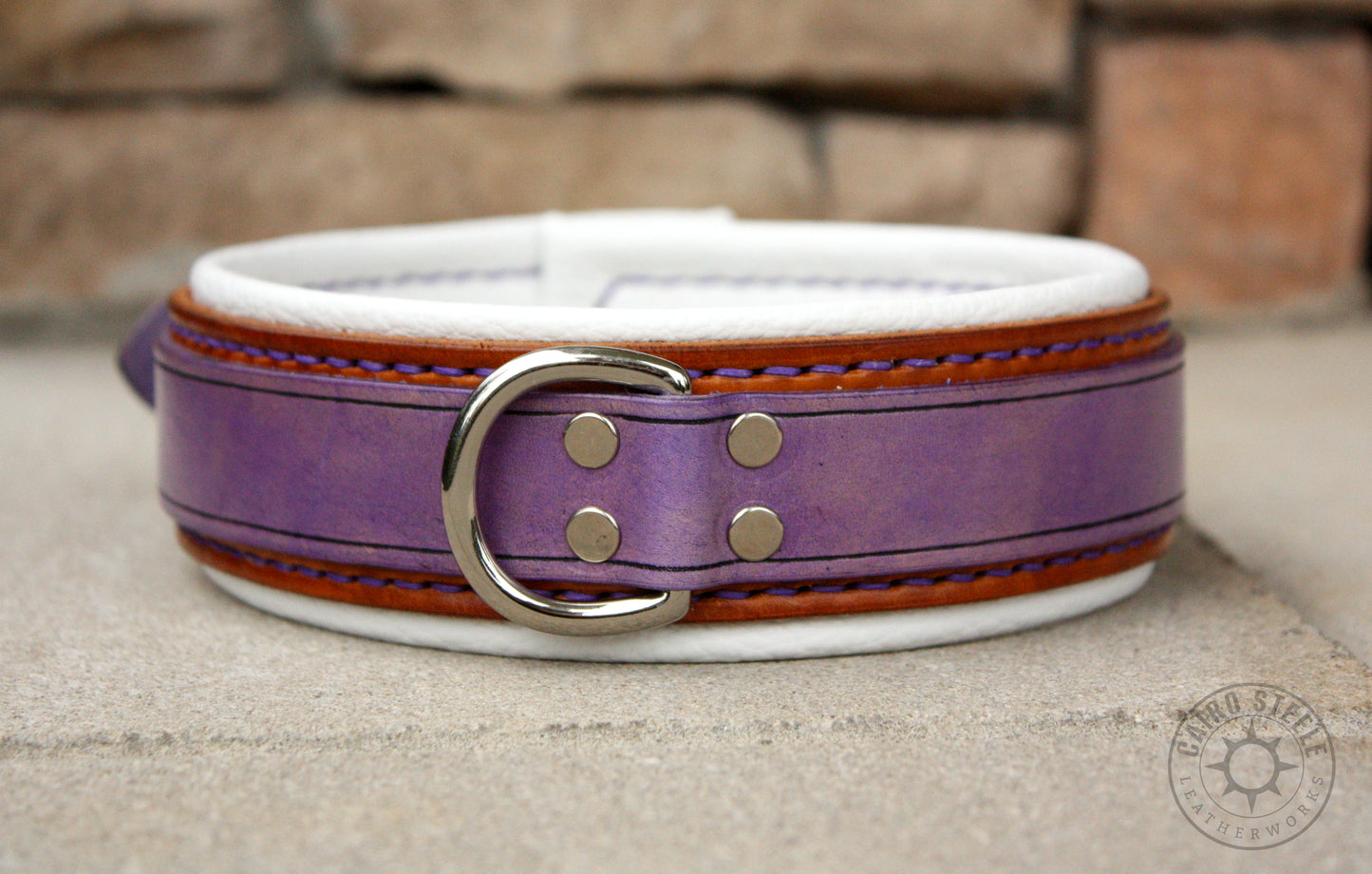 Blackberry Cobbler Leather Collar