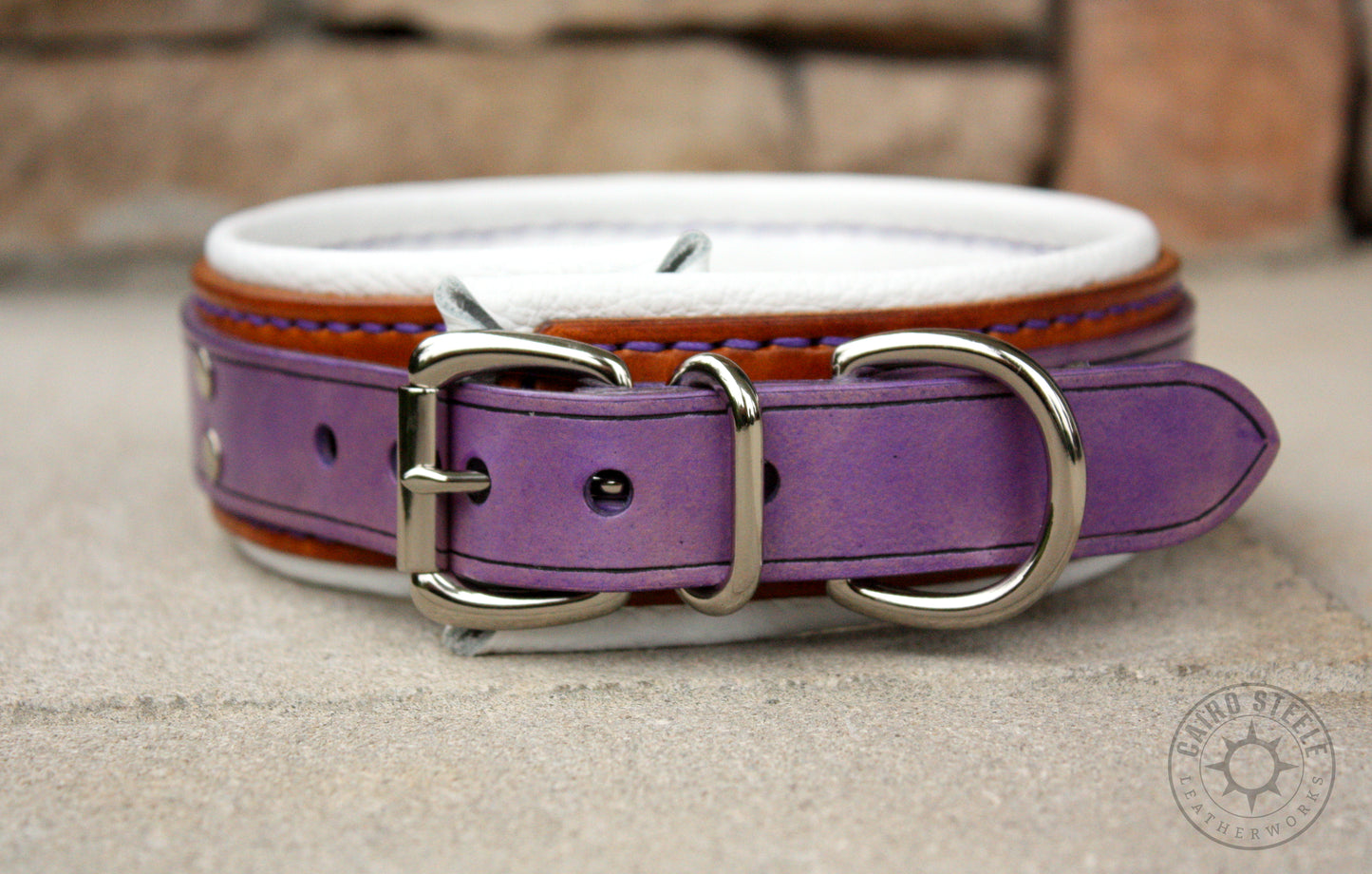 Blackberry Cobbler Leather Collar