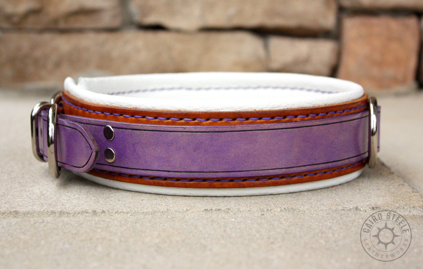 Blackberry Cobbler Leather Collar
