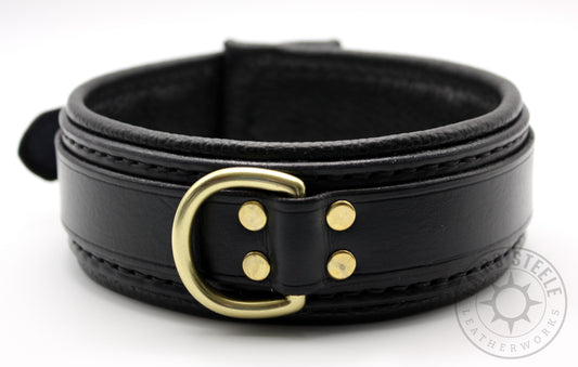 Black & Brass Locking Collar
