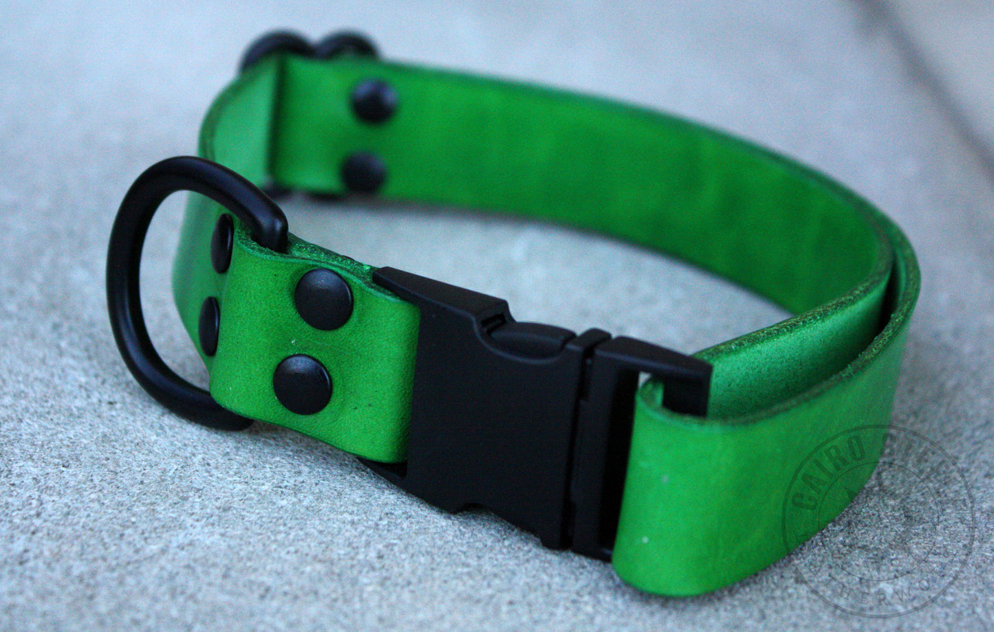 Green & Black Puppy Collar