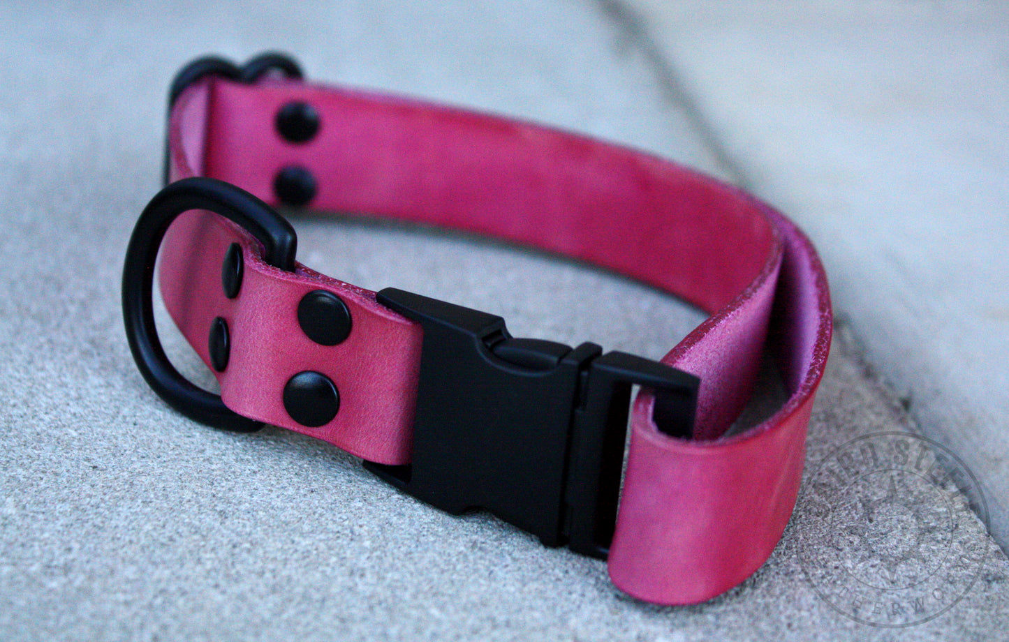 Pink & Black Puppy Collar