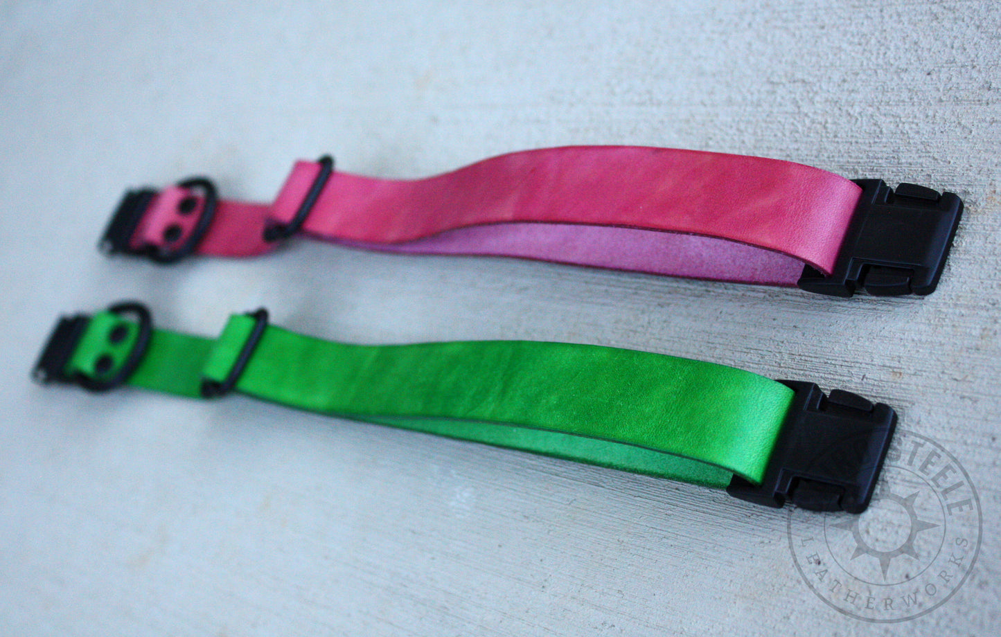 Green & Black Puppy Collar