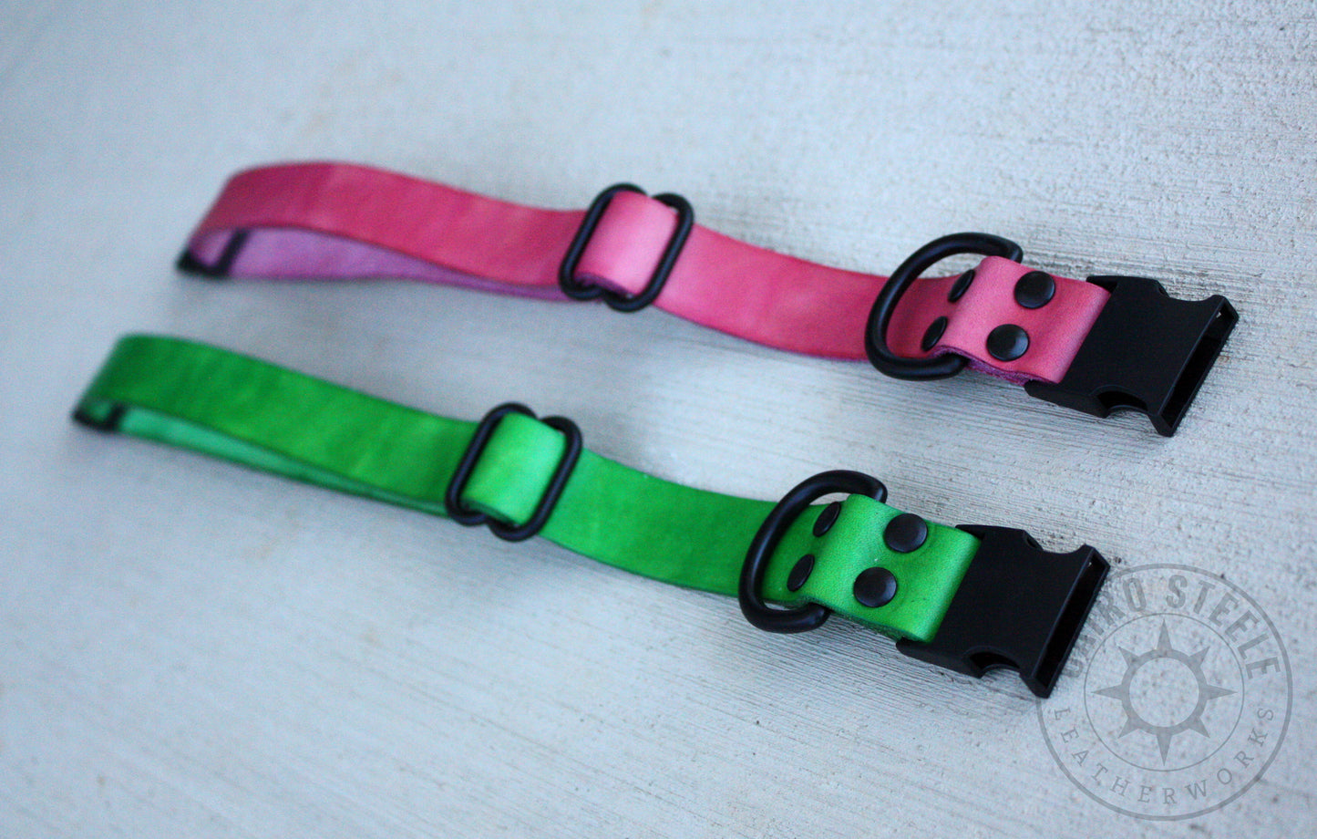 Green & Black Puppy Collar