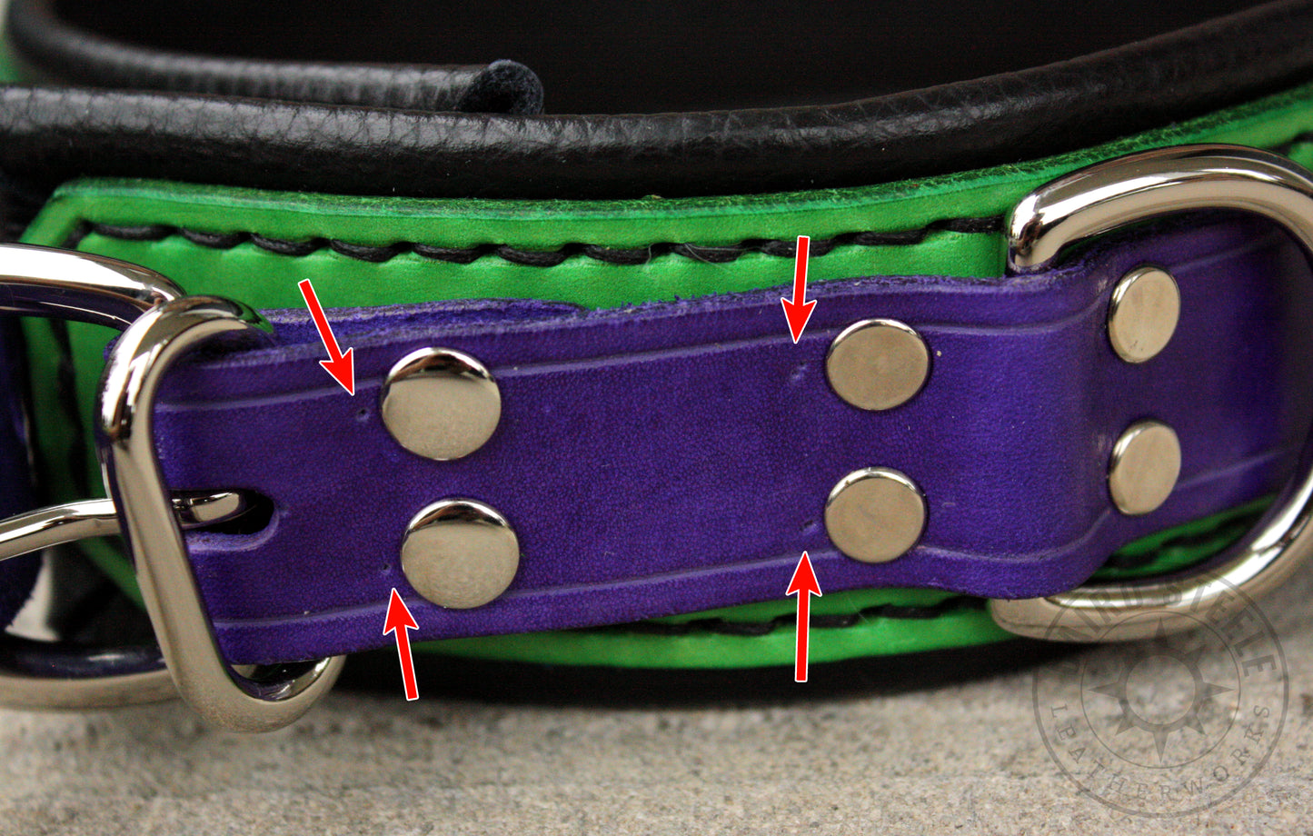 Purple and Green Collar (Discounted)