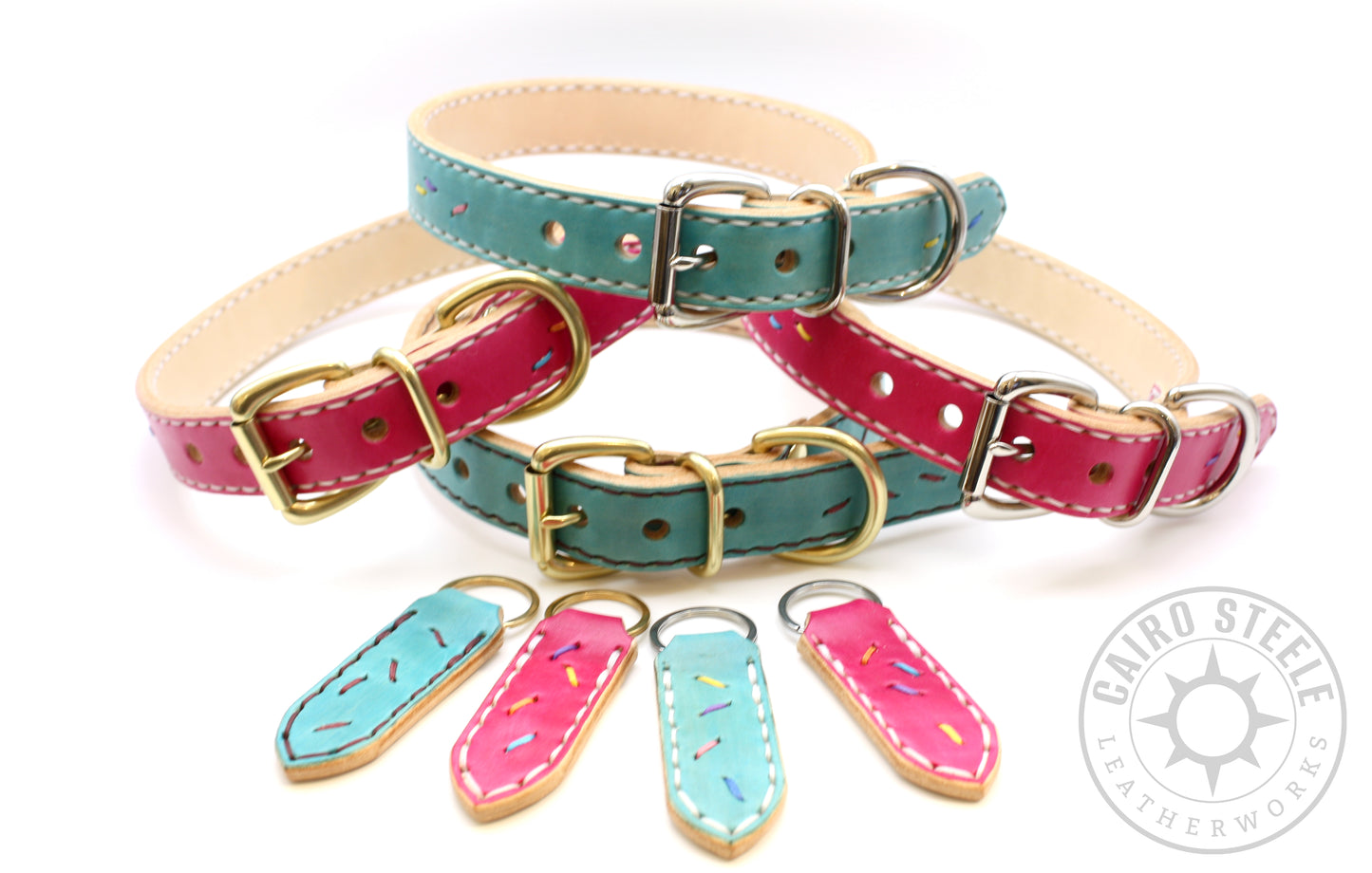 Turquoise & Nickel Sugar Cookie Collar