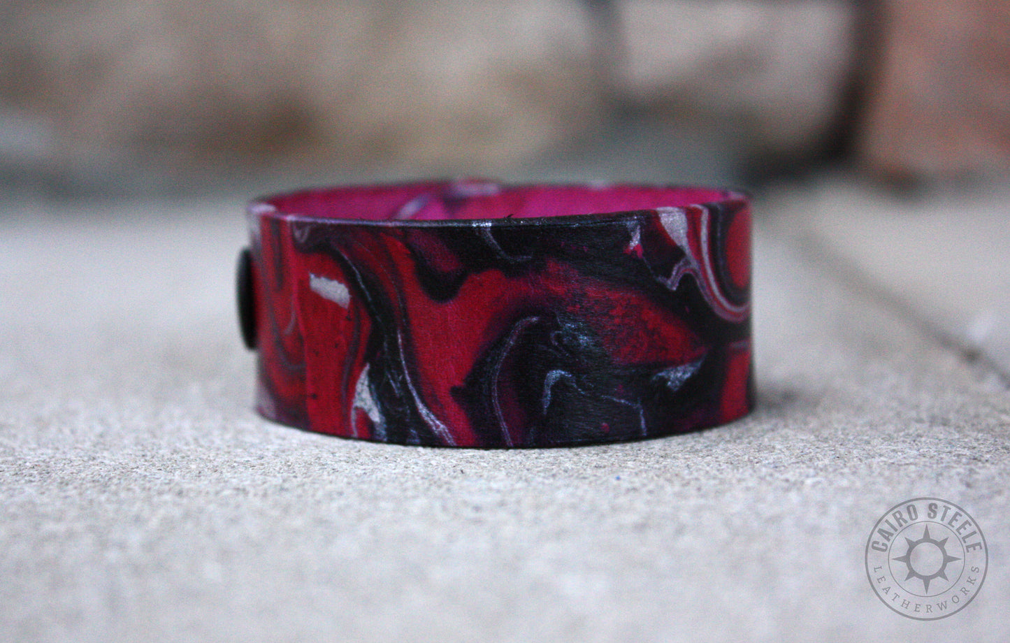 Marbled Leather Bracelets