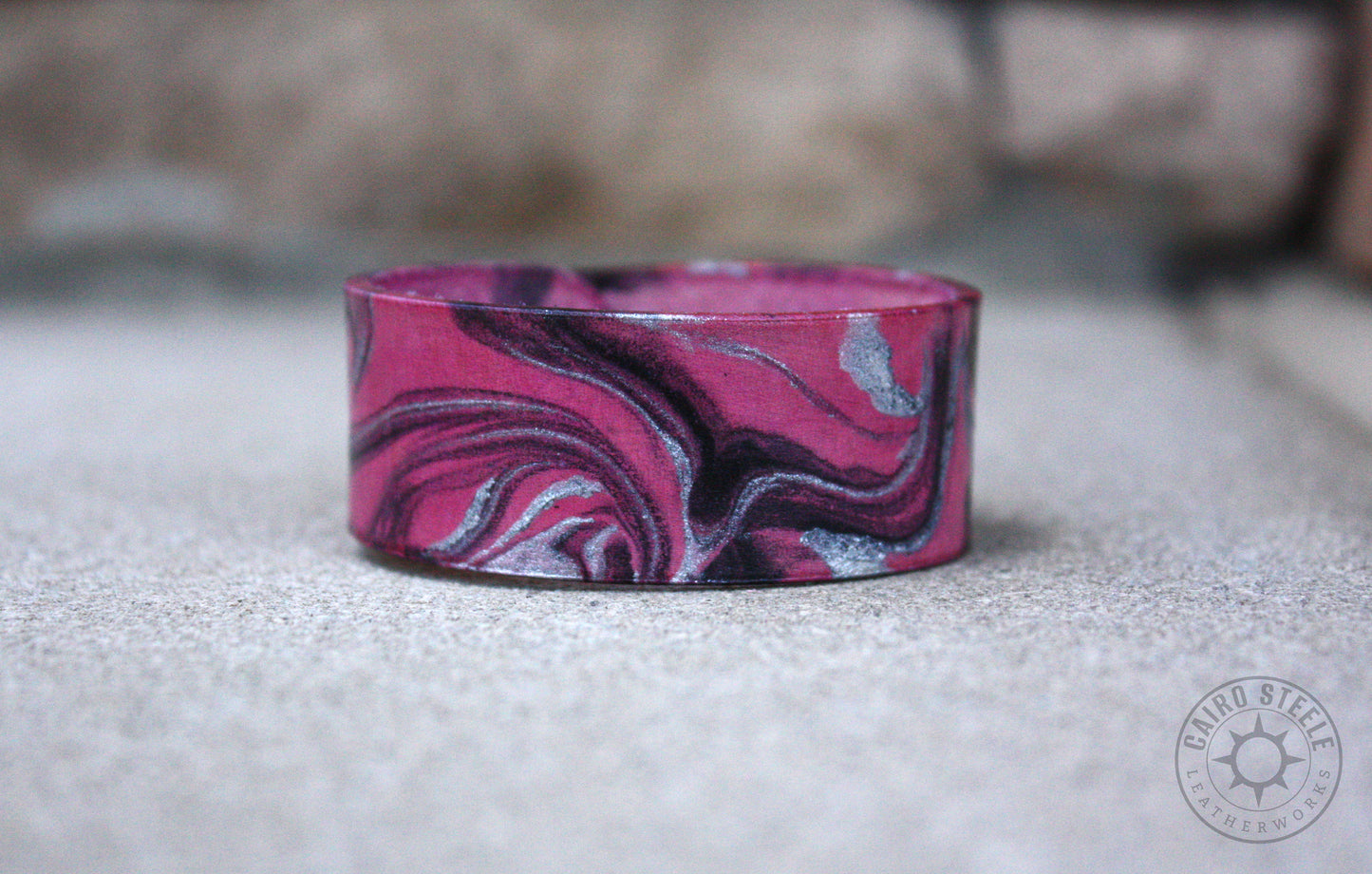 Marbled Leather Bracelets