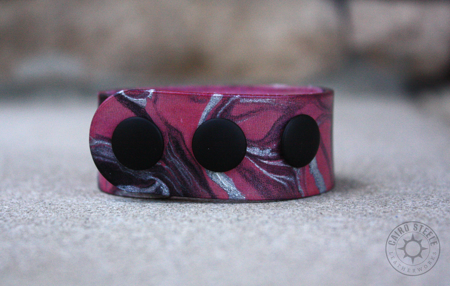 Marbled Leather Bracelets