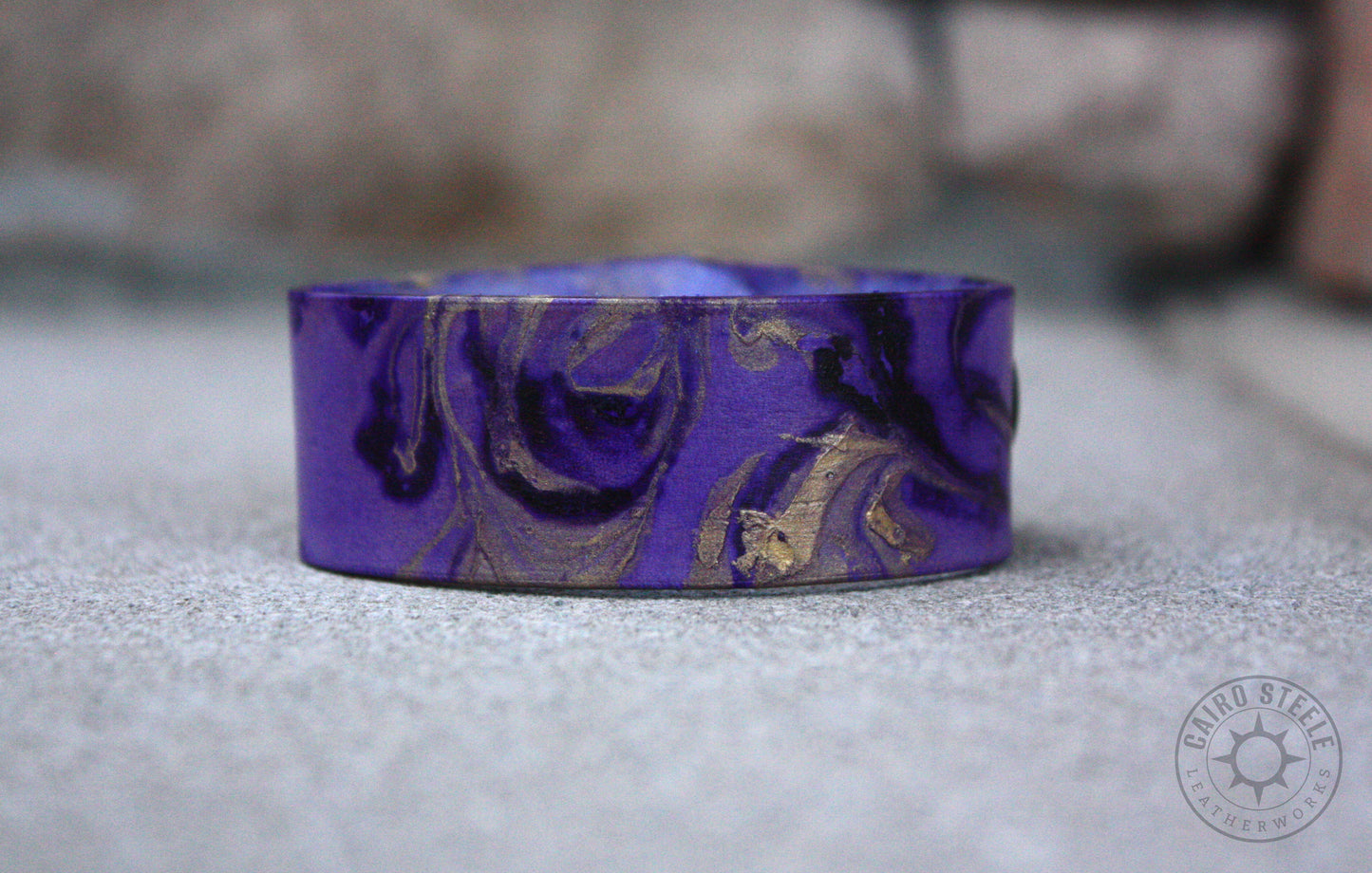 Marbled Leather Bracelets