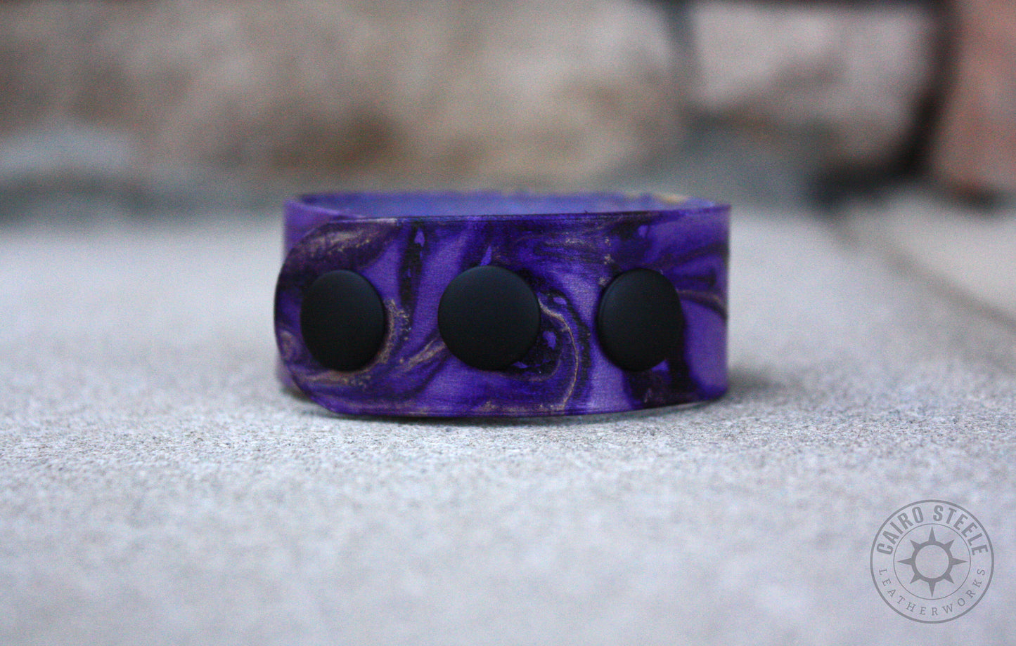 Marbled Leather Bracelets