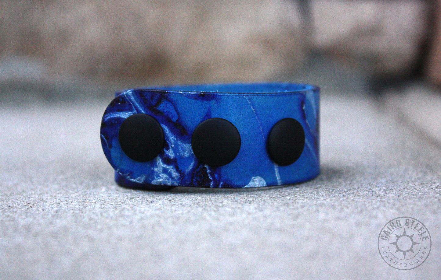 Marbled Leather Bracelets