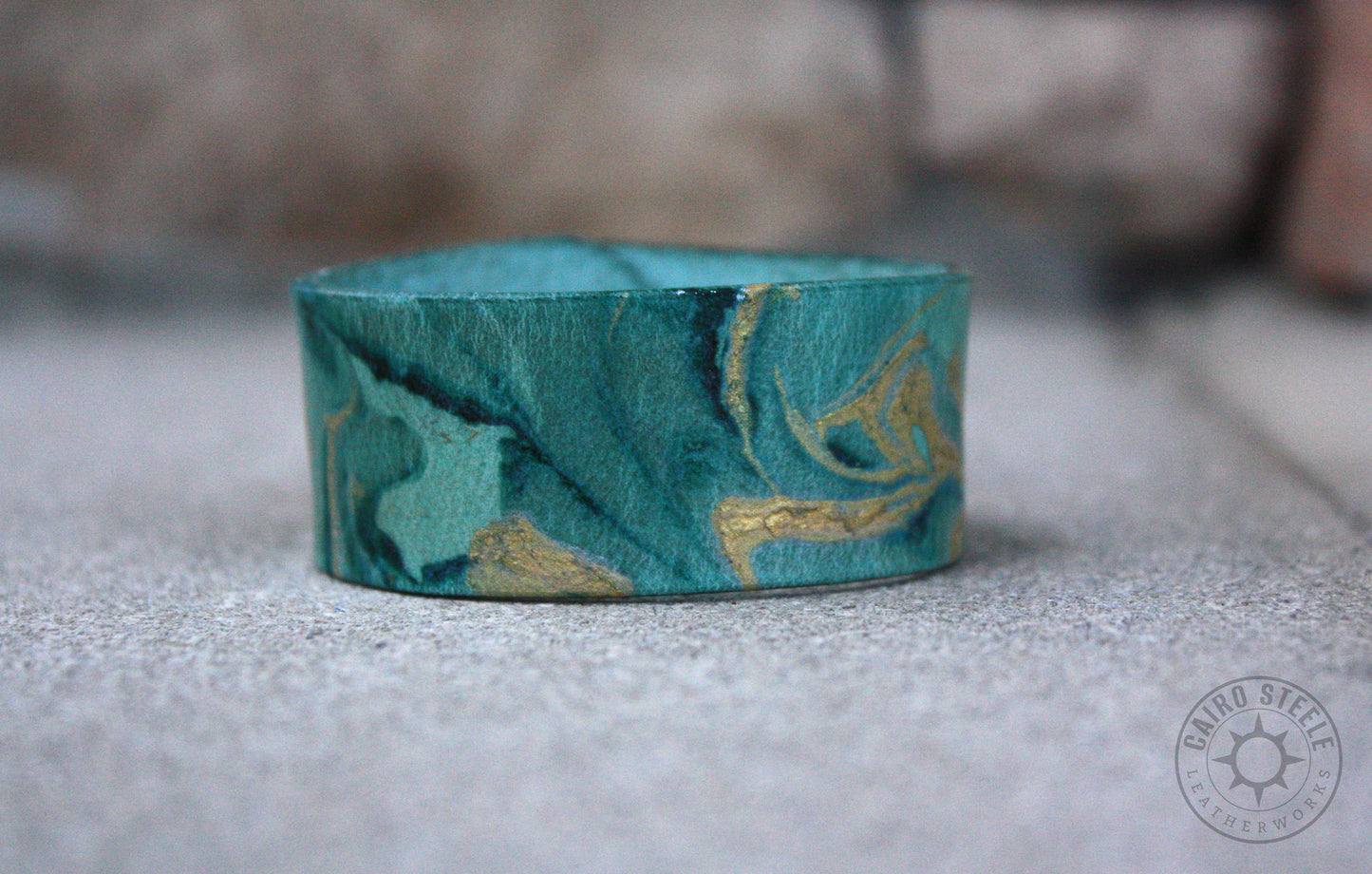 Marbled Leather Bracelets