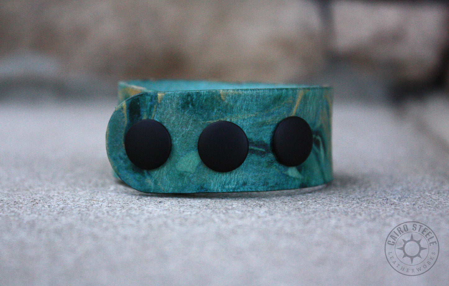 Marbled Leather Bracelets