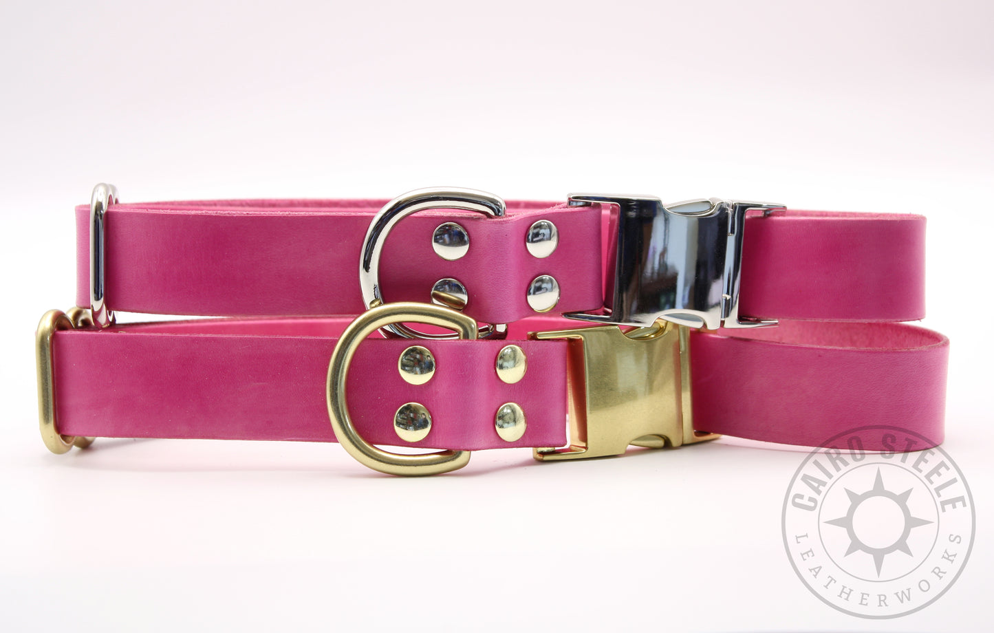 Light Rose Puppy Collars