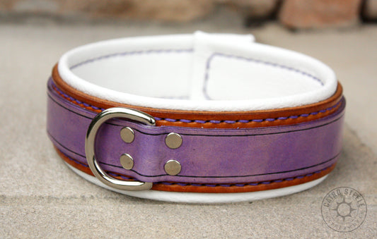 Blackberry Cobbler Leather Collar