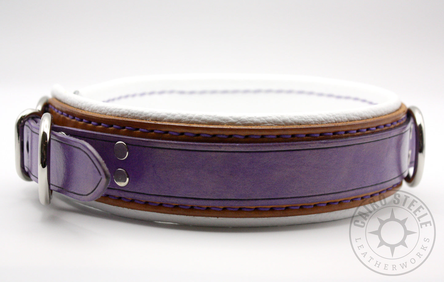 Blackberry Cobbler Leather Collar