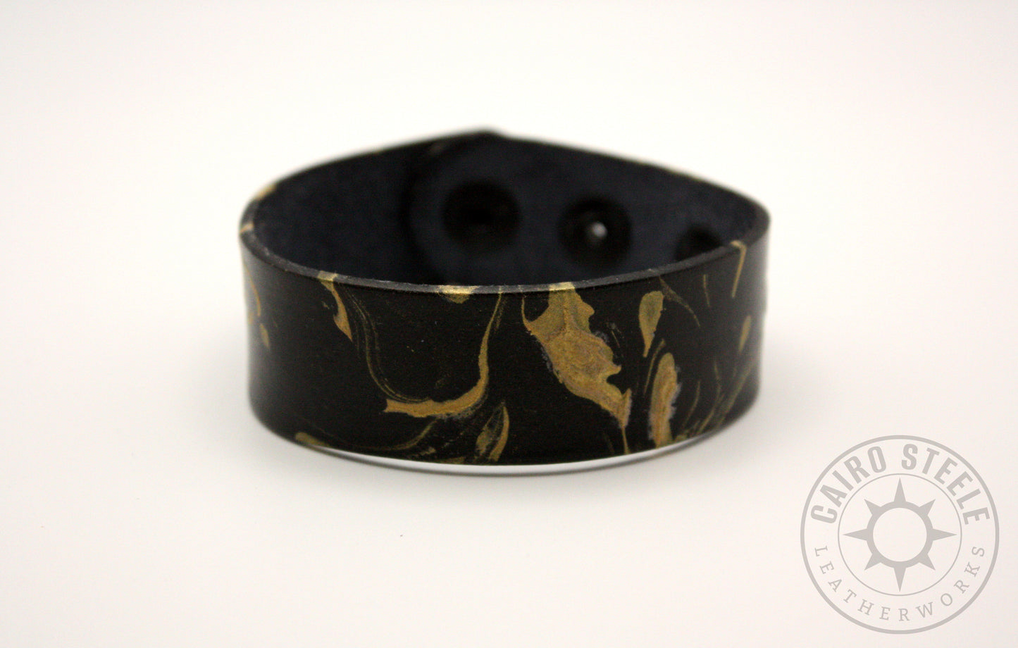 Black & Gold Marbled Bracelet