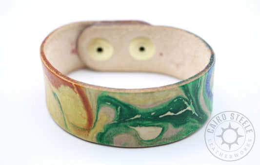 Rainbow Marbled Bracelet