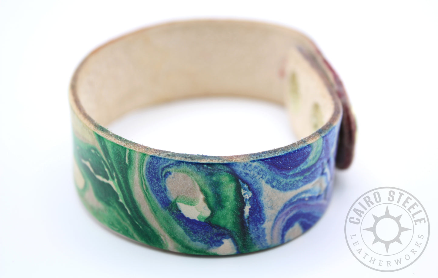 Rainbow Marbled Bracelet