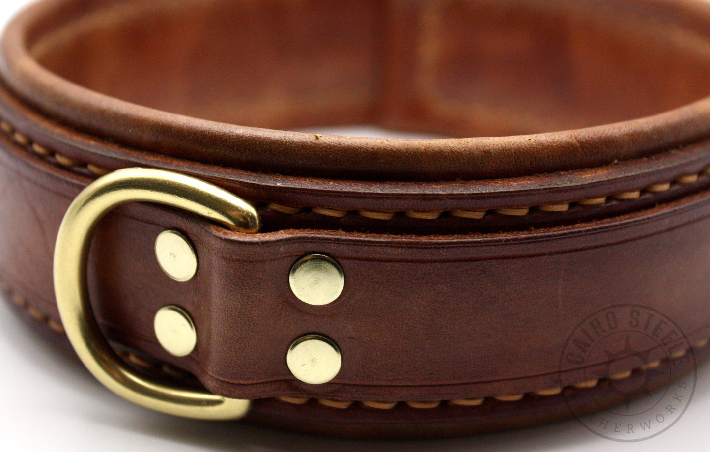English Tan Leather Collar