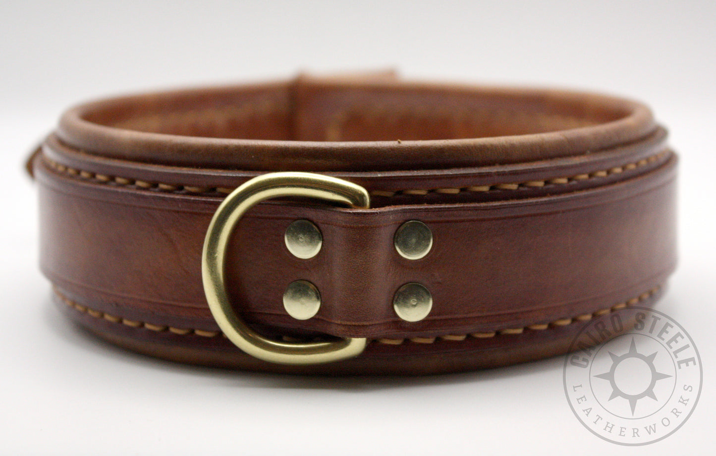 English Tan Leather Collar