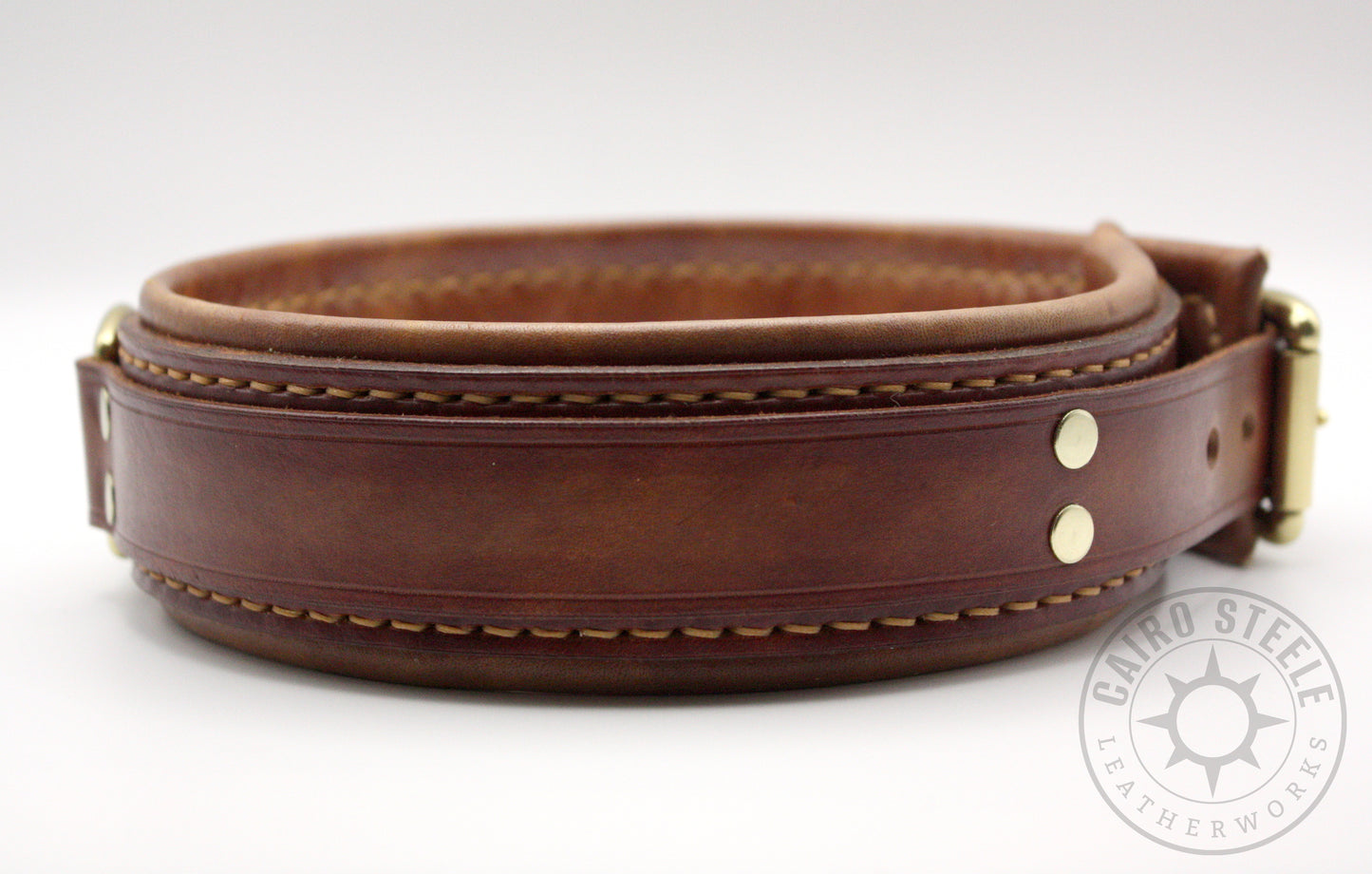 English Tan Leather Collar