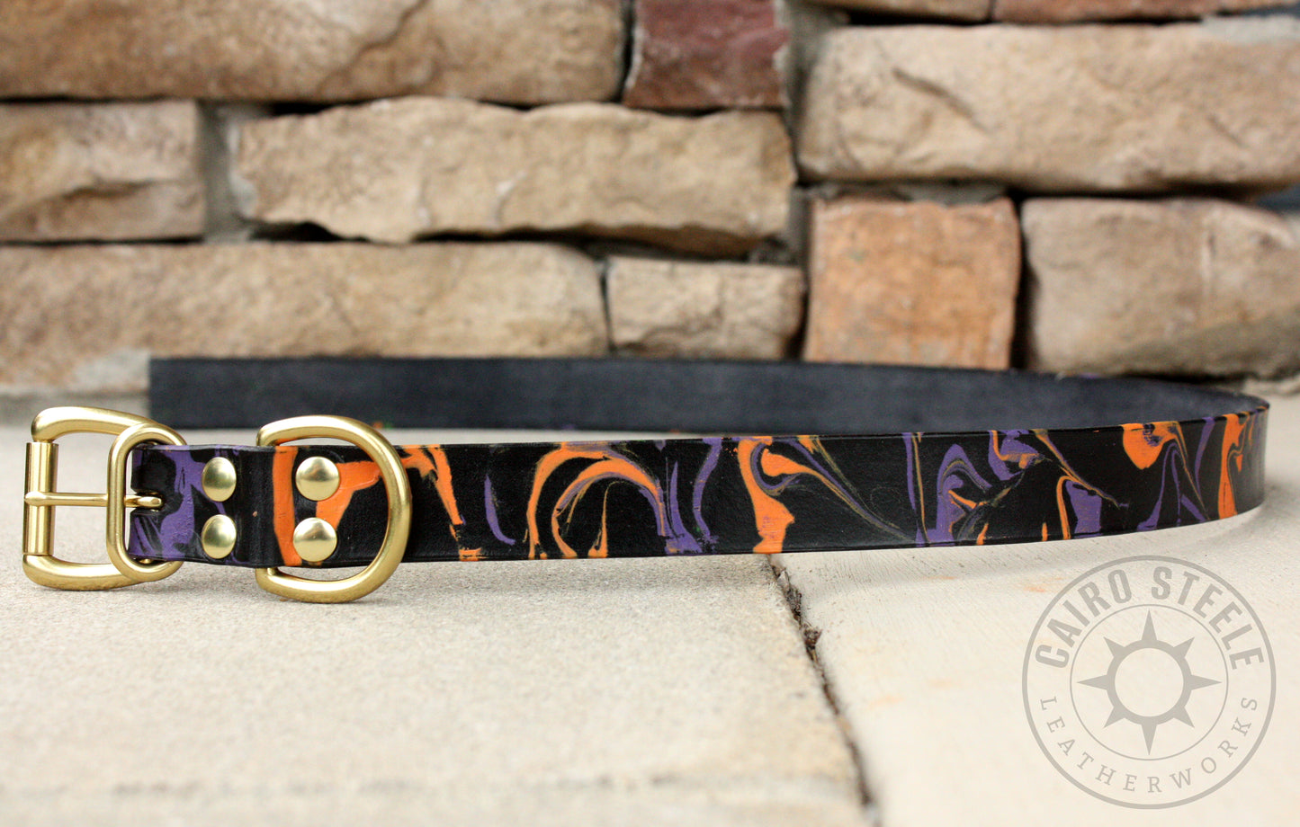 Spooky Marbled Day Collars [Multiple Colors]