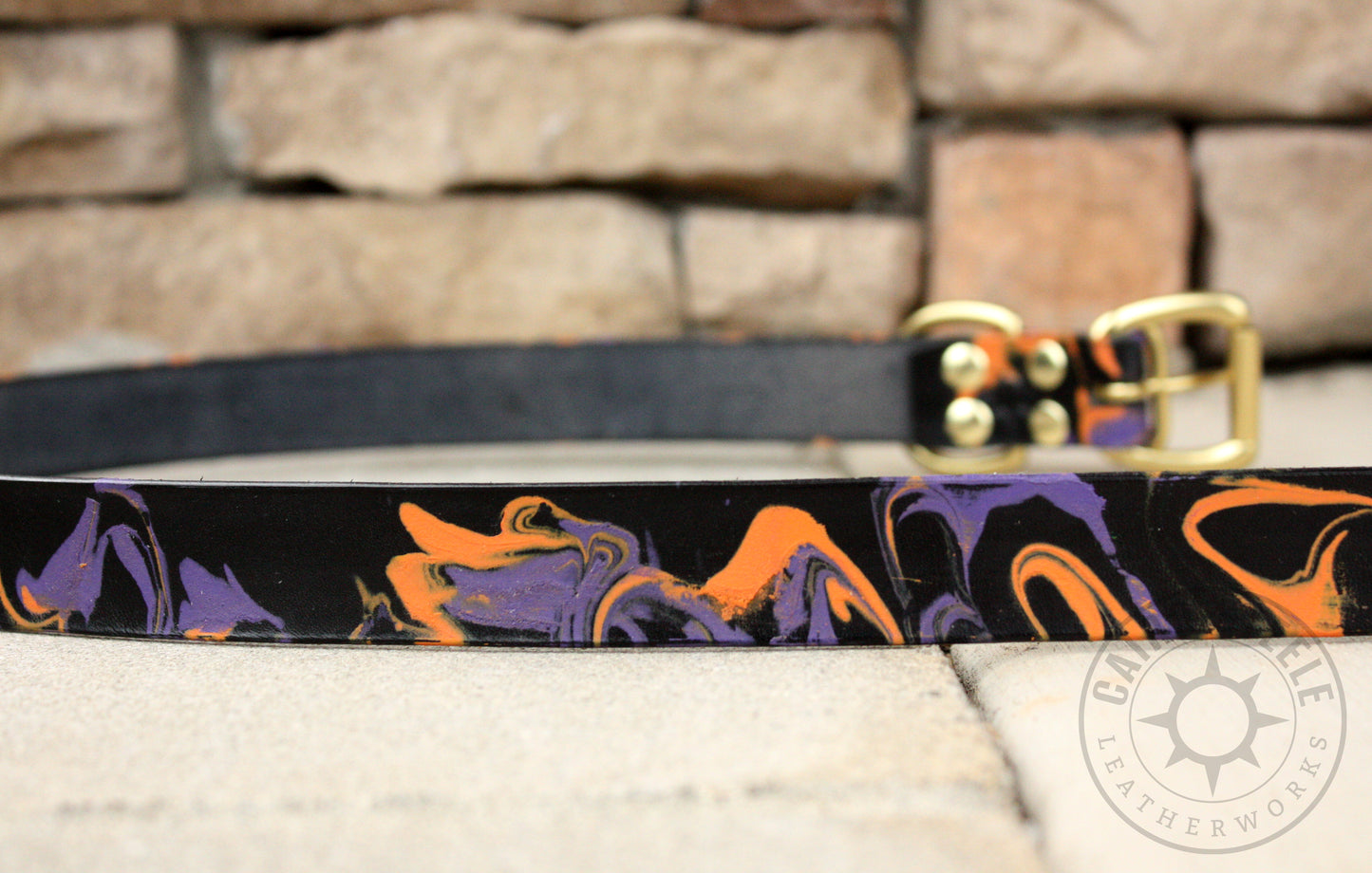 Spooky Marbled Day Collars [Multiple Colors]