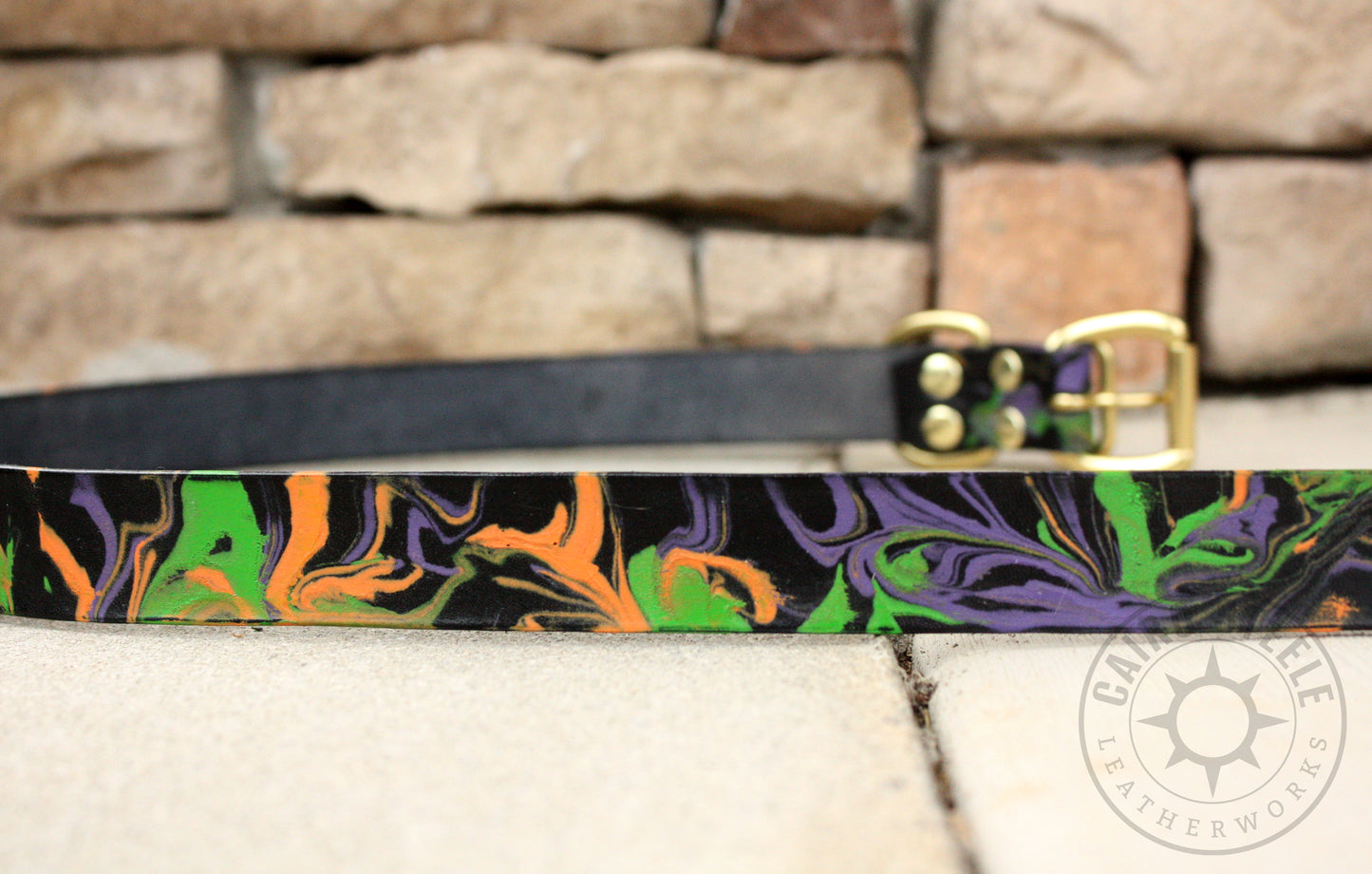 Spooky Marbled Day Collars [Multiple Colors]