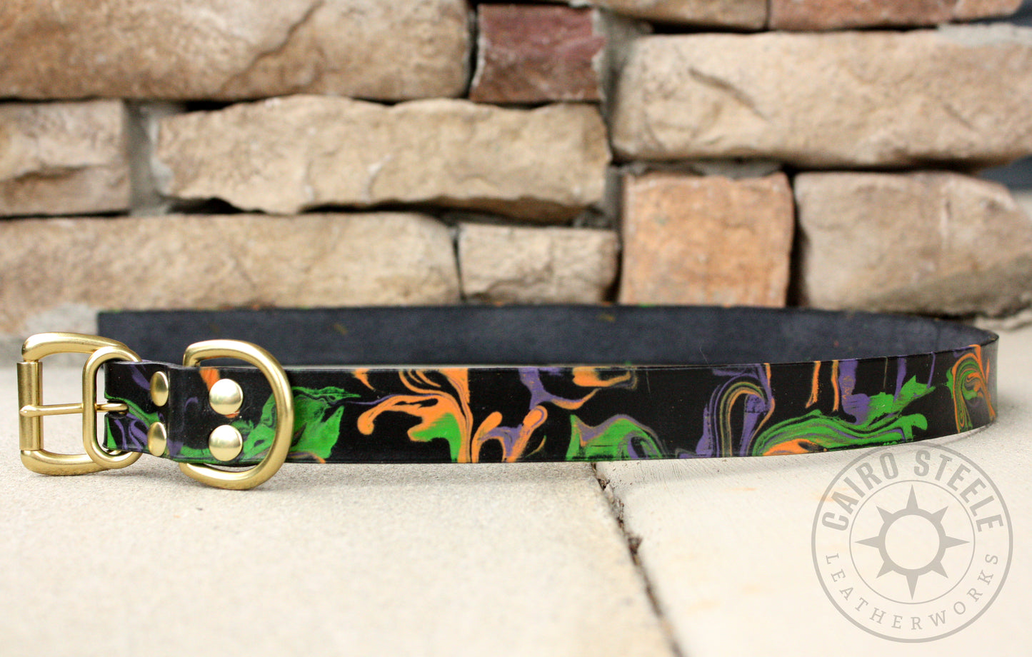 Spooky Marbled Day Collars [Multiple Colors]