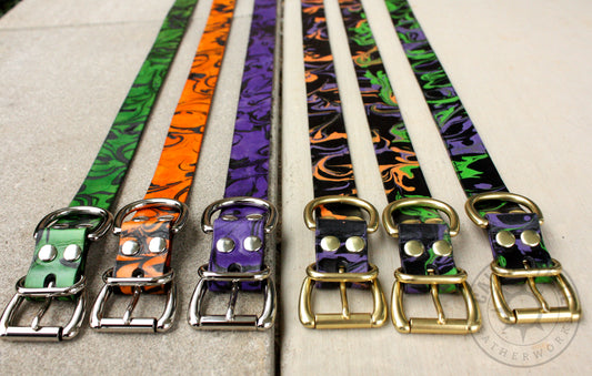 Spooky Marbled Day Collars [Multiple Colors]