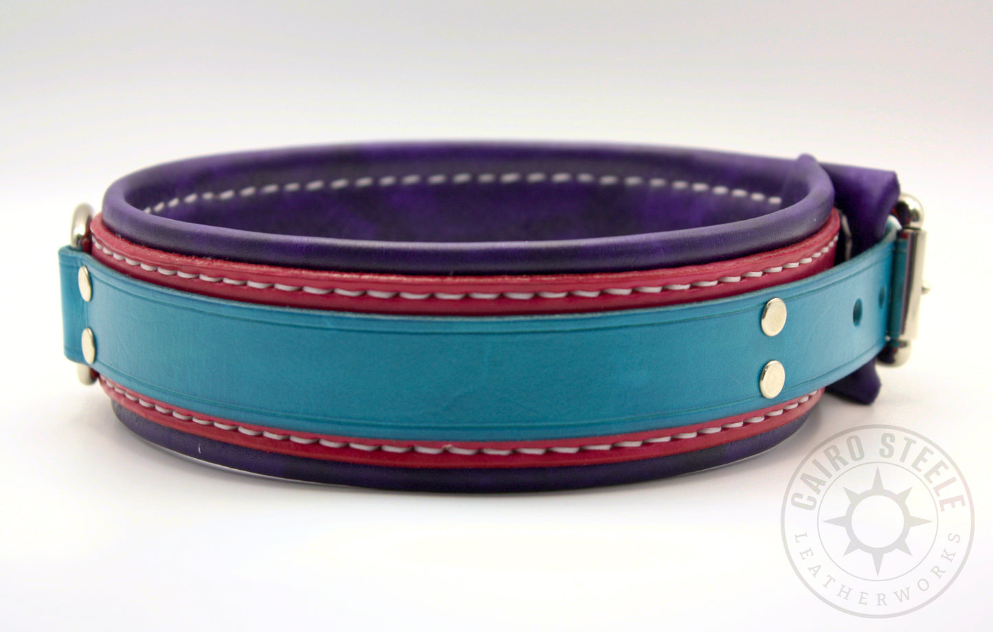 Cerulean & Hot Pink Collar