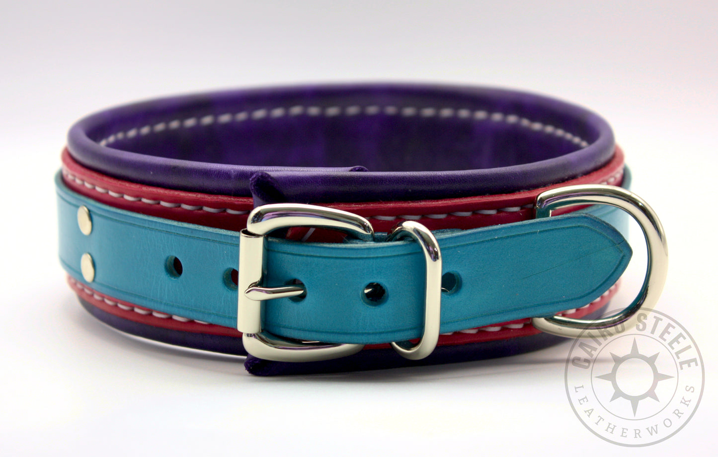Cerulean & Hot Pink Collar