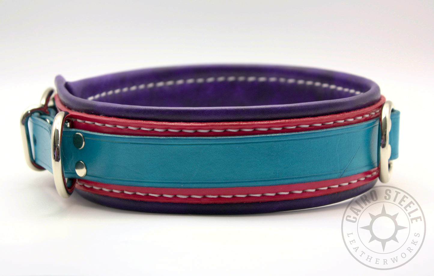 Cerulean & Hot Pink Collar