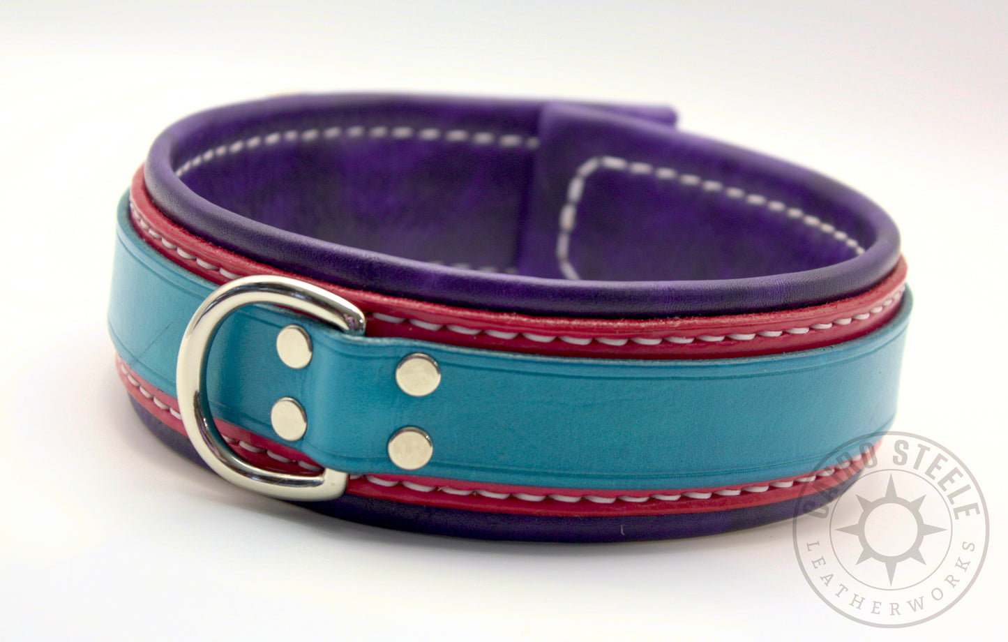 Cerulean & Hot Pink Collar