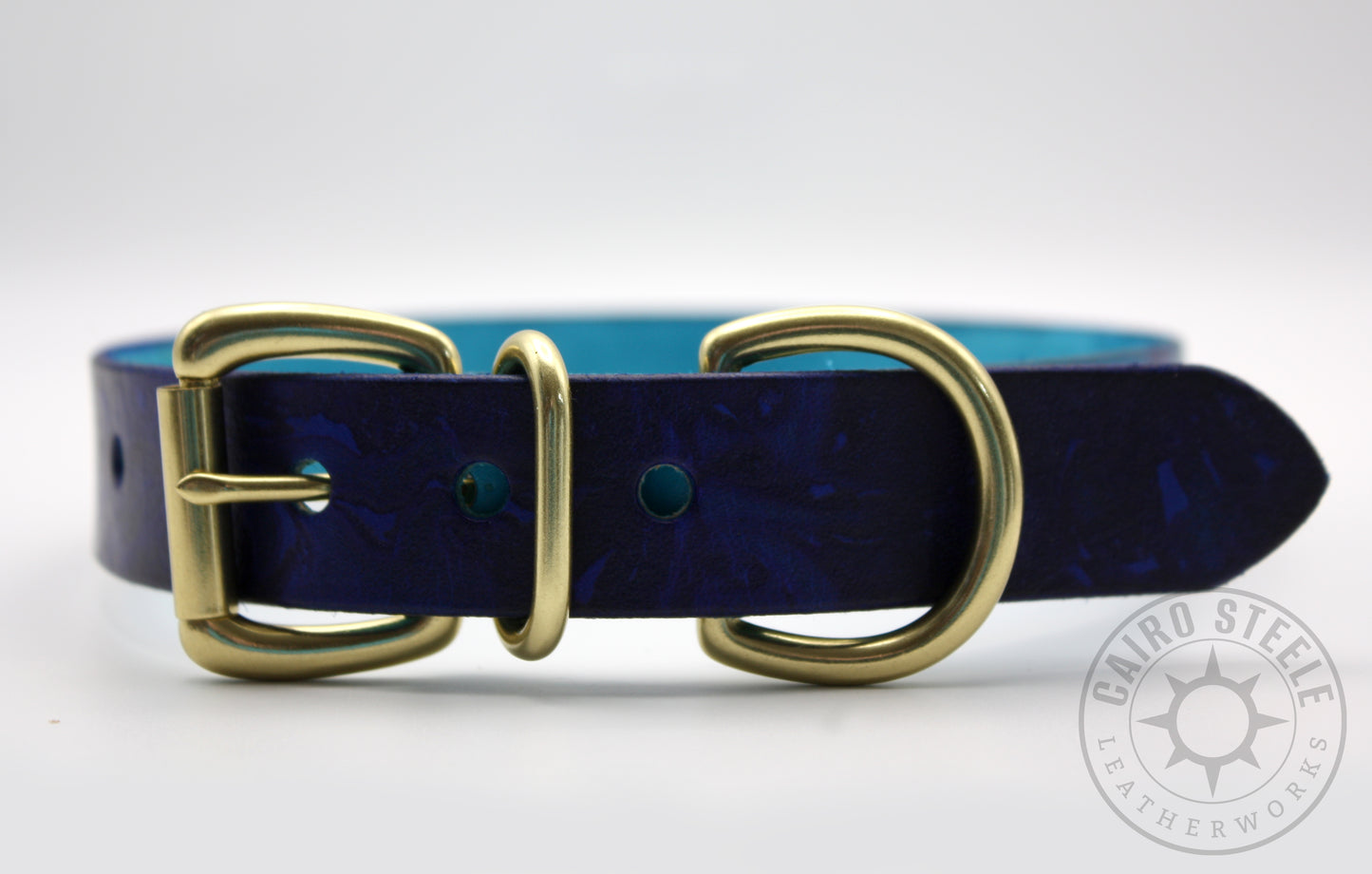 Marble Fade Day Collar: Cerulean/Blue