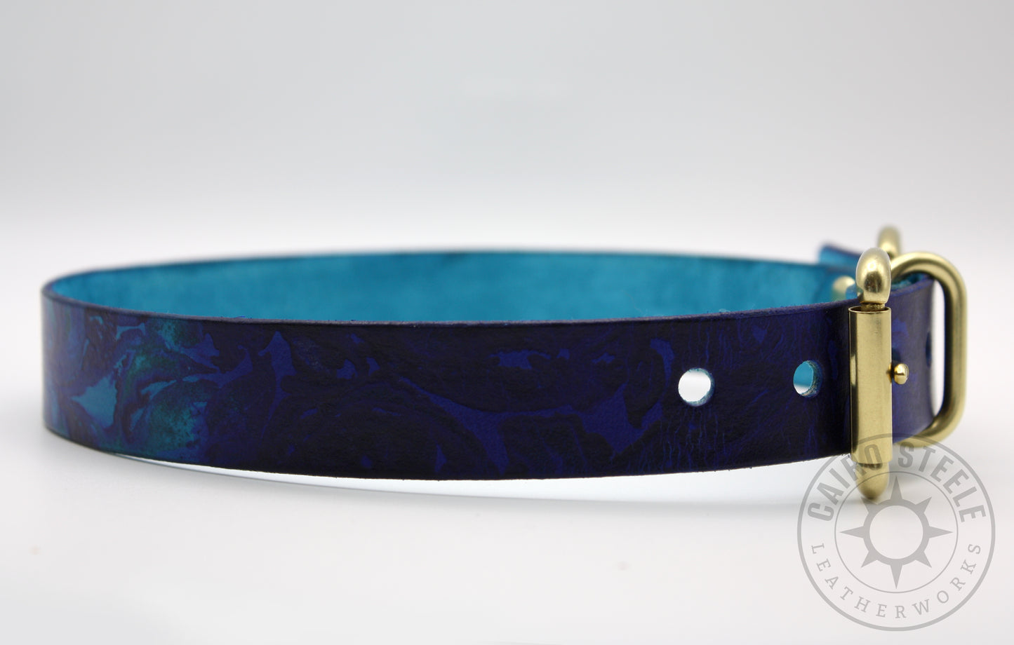 Marble Fade Day Collar: Cerulean/Blue