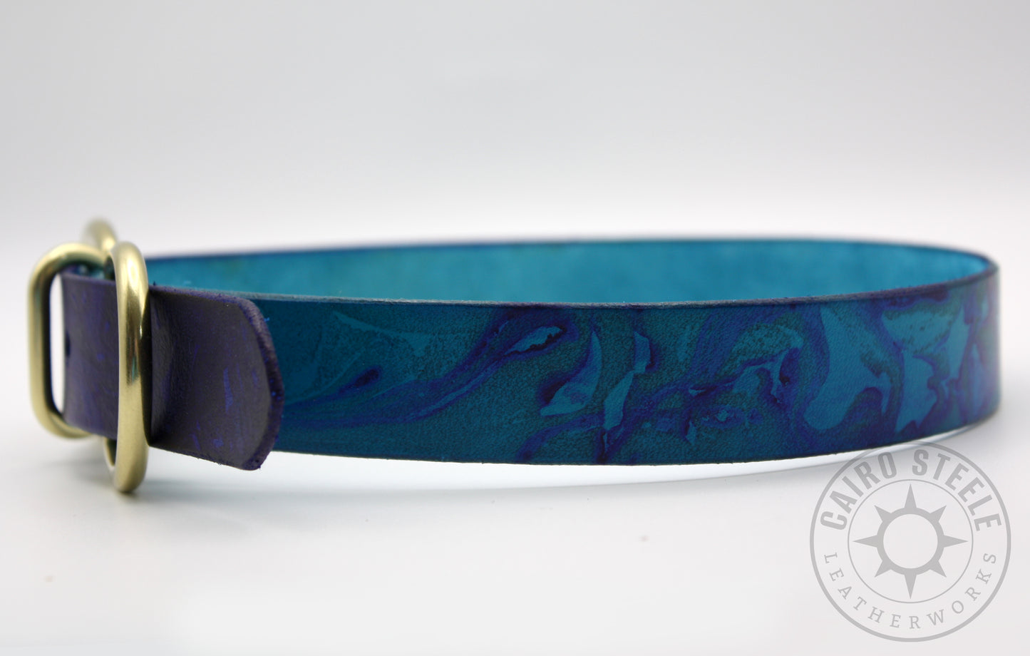 Marble Fade Day Collar: Cerulean/Blue