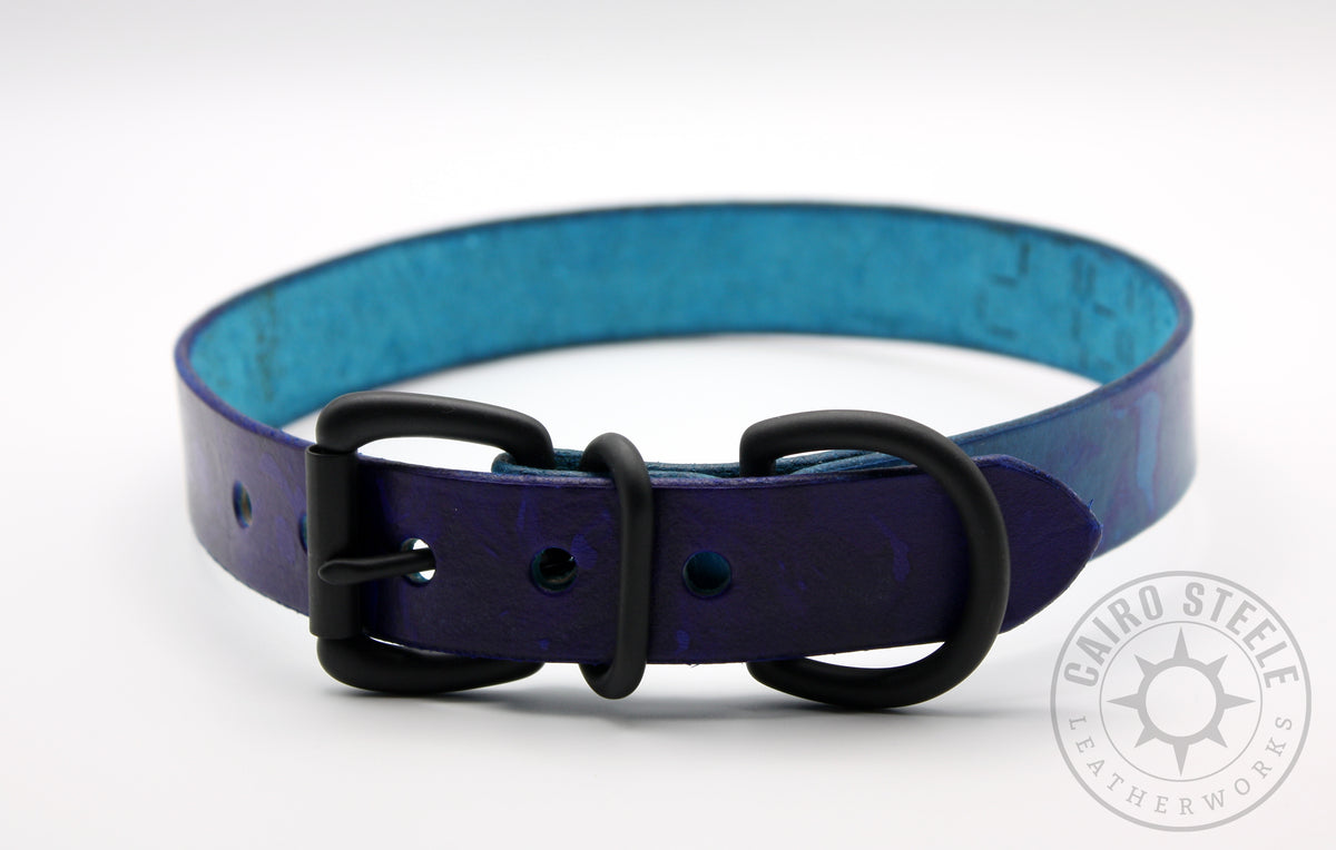 Marble Fade Day Collar: Cerulean/Blue