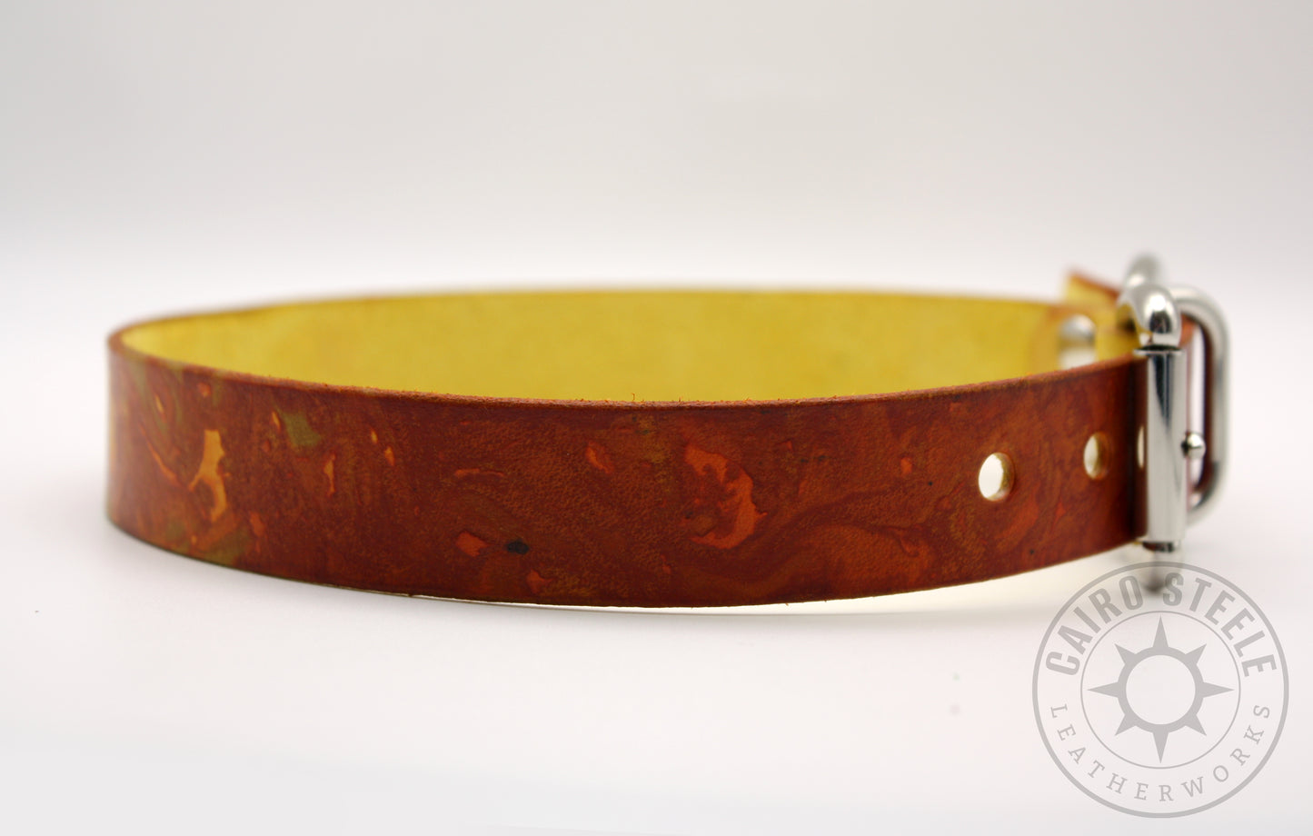 Marble Fade Day Collar: Yellow/Orange