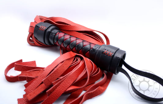 Black & Red Flogger