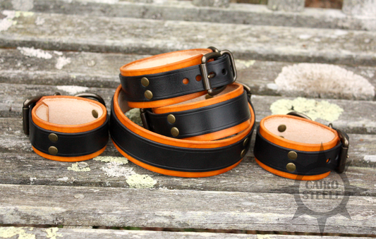 Black & Tan Unlined Collar & Cuffs [2025]