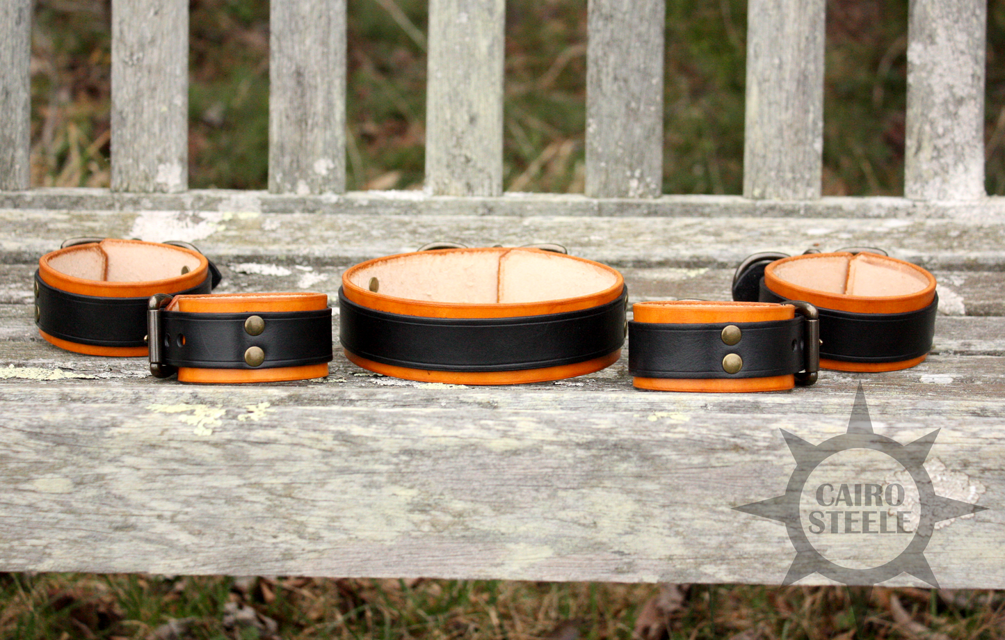 Black & Tan Unlined Collar & Cuffs [2025]
