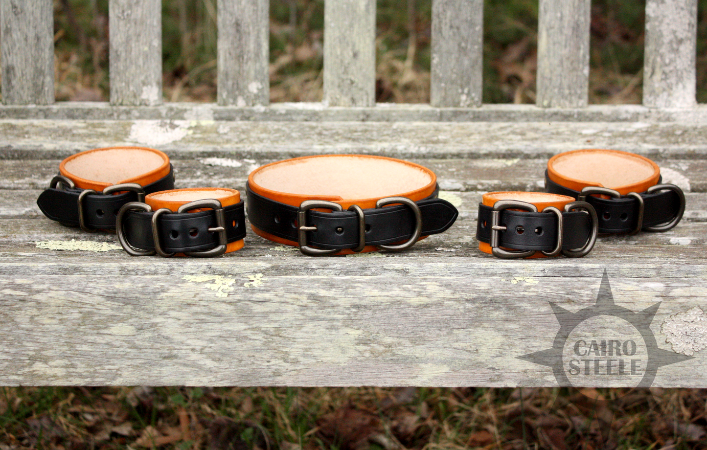 Black & Tan Unlined Collar & Cuffs [2025]