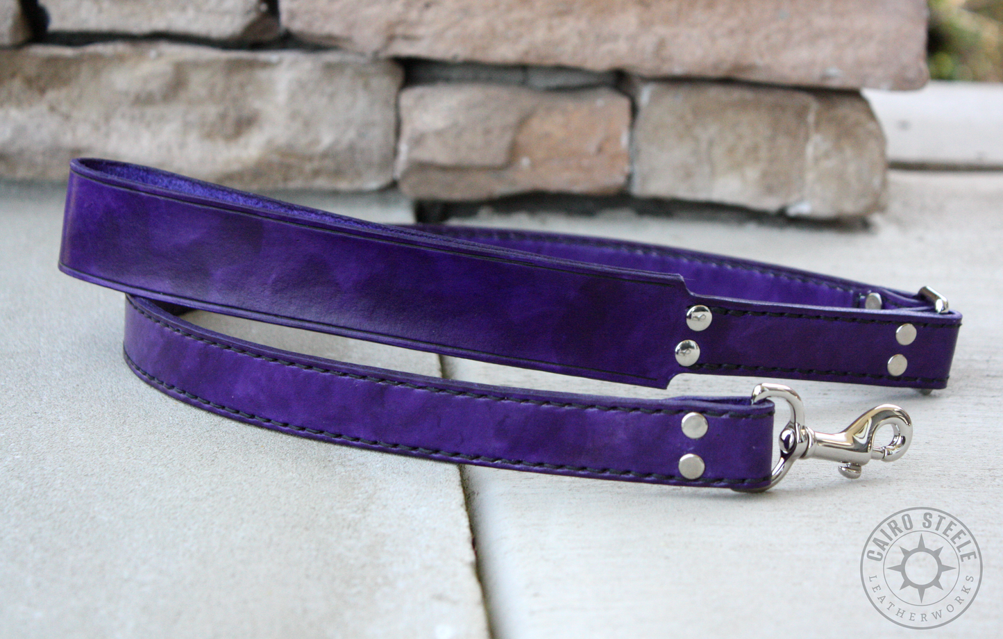 Purple & Black Dragonscale Collar & Leash [2025]