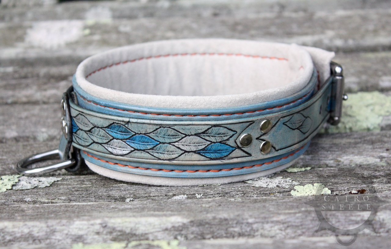Feather Stamped Collar & Cuff Set [2024]
