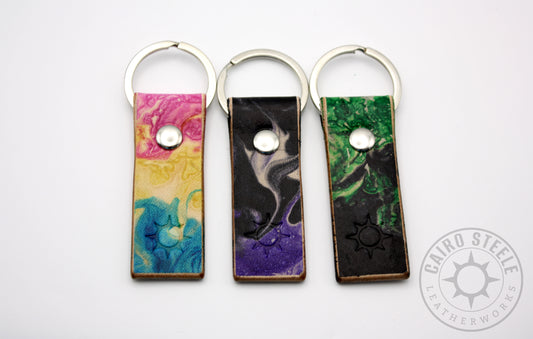 Pride Marbled Keychains