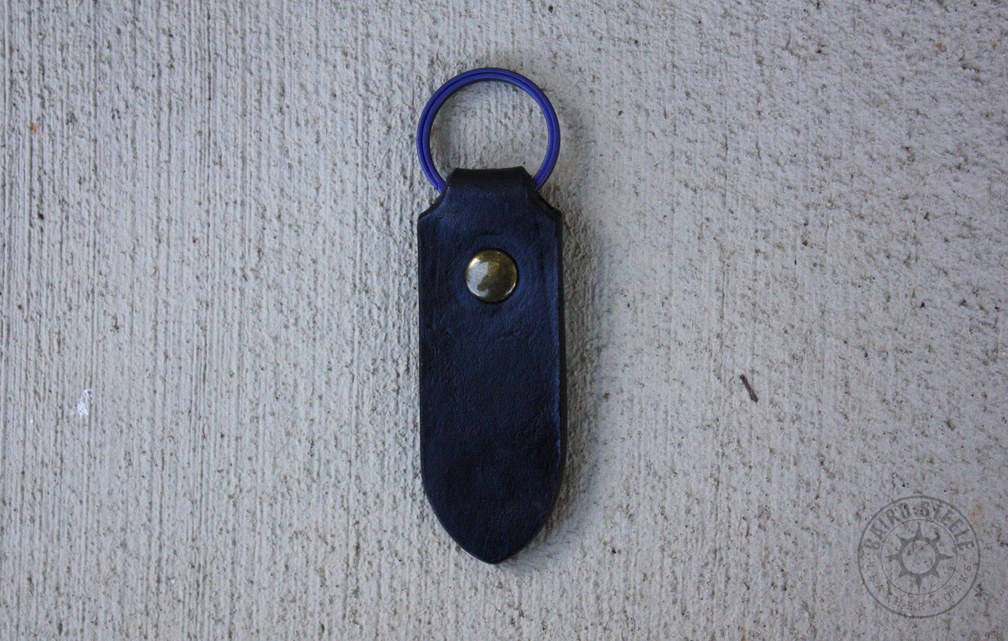 Black Leather Keychain [Multiple Options]